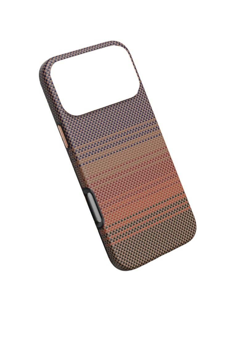 Чехол Kwi-Ni c MagSafe для iPhone 17 Pro Max под карбон, Sunset