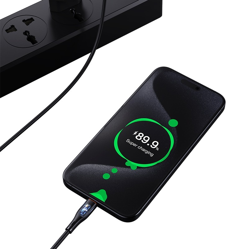 Кабель Keephone Liquid Silicone 60W USB-С - USB-C 1m (Black)