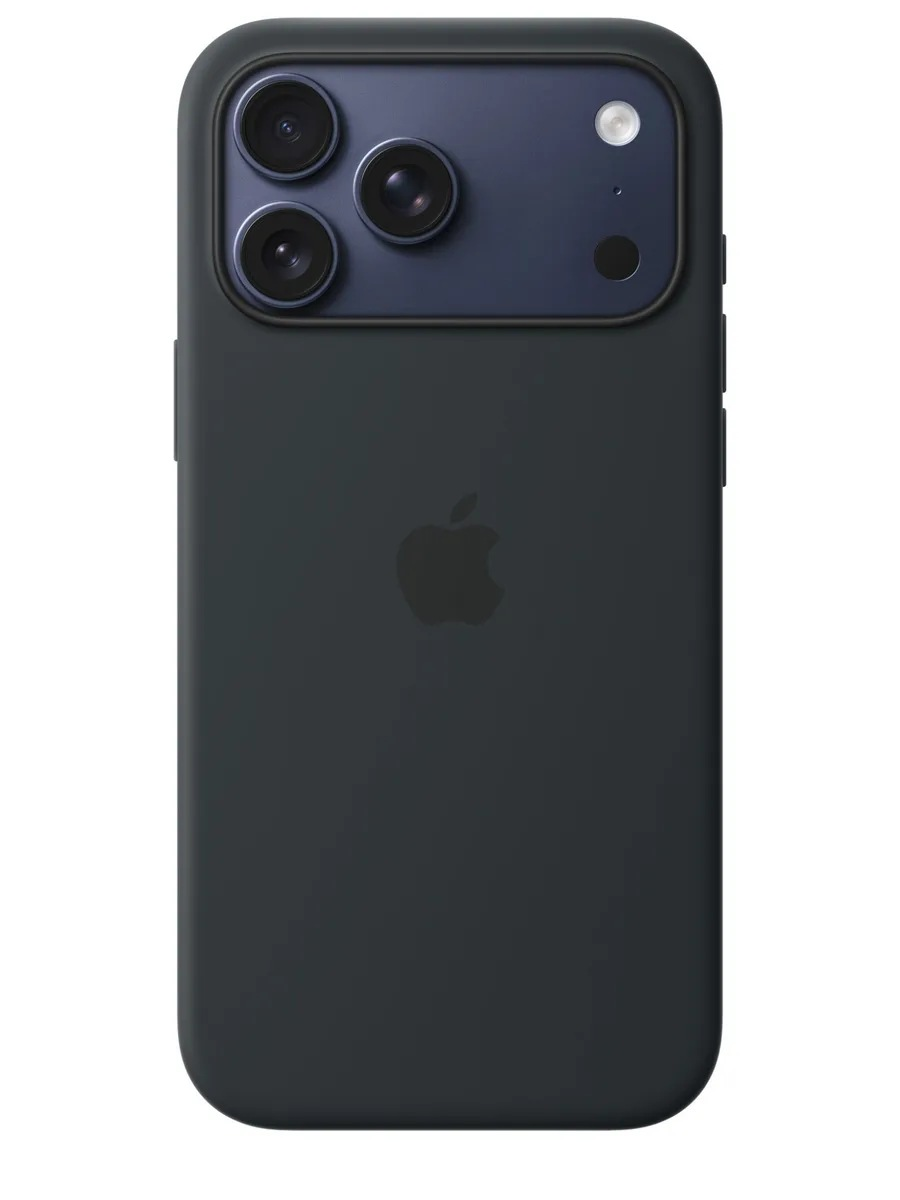 Чехол Silicone Case 17 Pro Max/18 Pro Max черный (лого)
