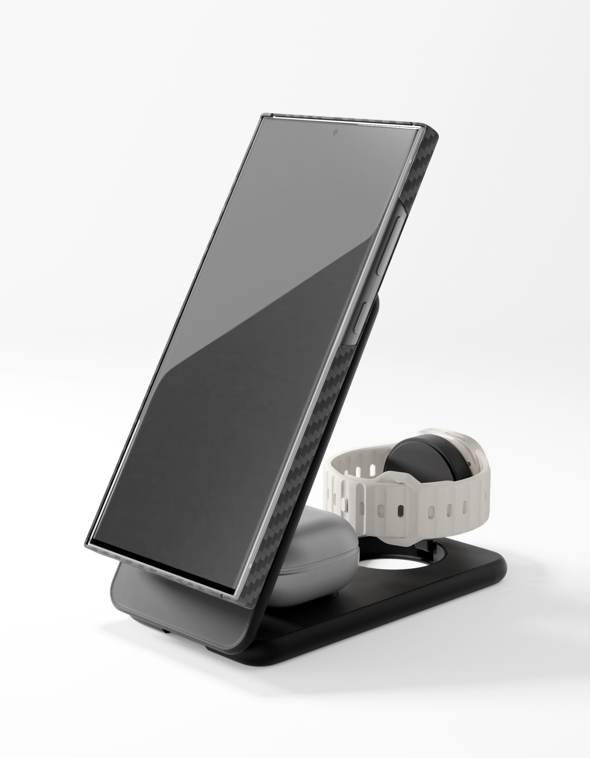Беспроводное зарядное устройство VLP Alum Power Pro для Samsung, (Black)