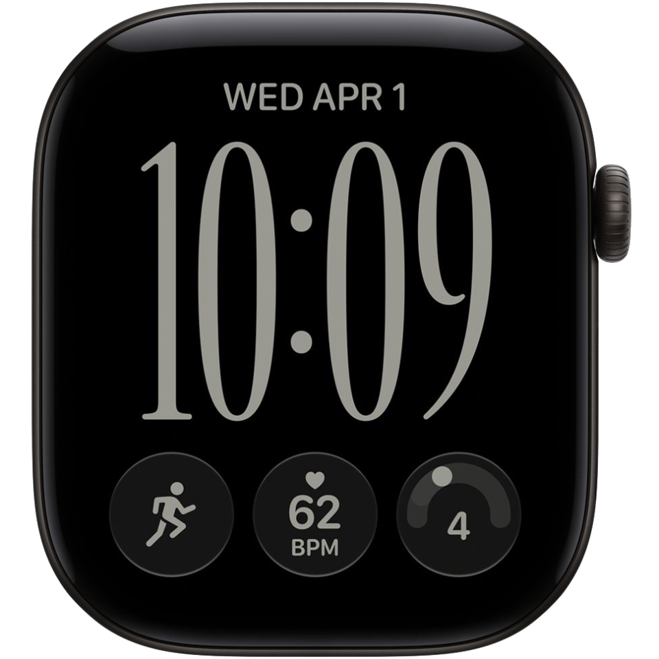 Apple Watch S12 46mm Black Titanium